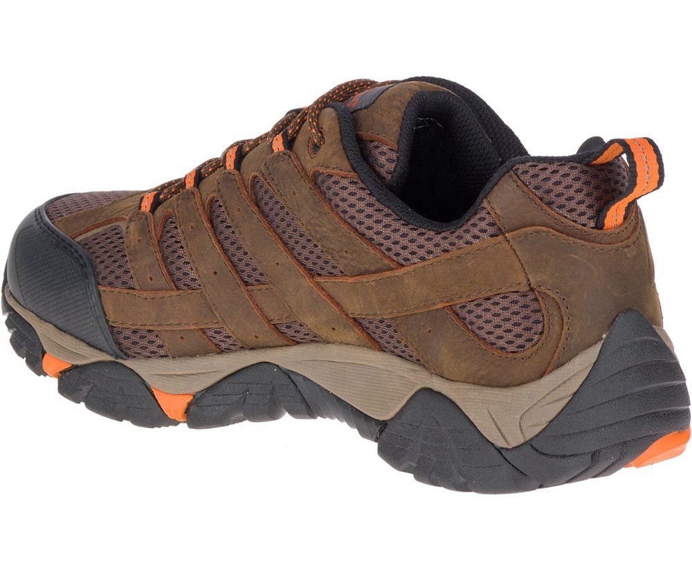 Merrell Sneakers Brown - Moab Vertex Vent SR Wide Width - Mens 46HNFAIJT